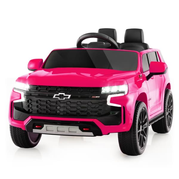 Lasten sähköauto, Chevrolet, 68x104x53 cm, vaaleanpunainen