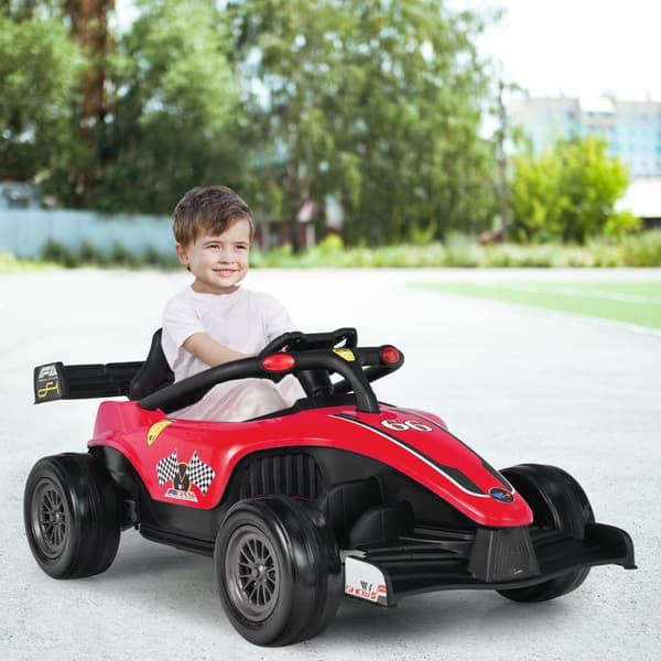 Sähköauto taaperoille, 127.5x73x49 cm, punainen