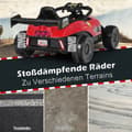 Pikkukuva 7 / 8: Sähköauto taaperoille, 127.5x73x49 cm, punainen