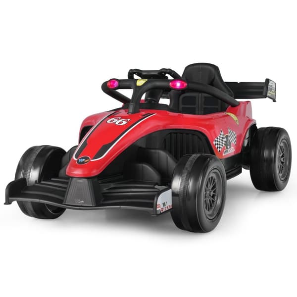 Sähköauto taaperoille, 127.5x73x49 cm, punainen