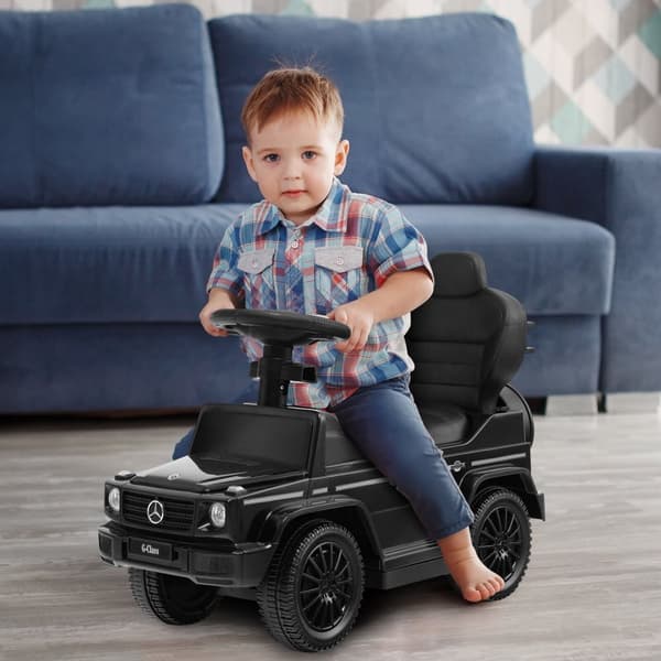 Työntökäyttöinen leikkiauto, Mercedes Benz G350, 87,1x39,4x95 cm, Musta