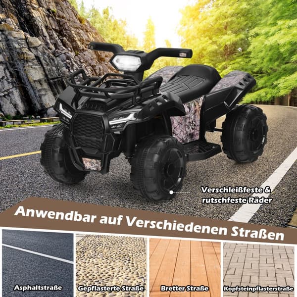 Børns Quad Bike, 44x66x42 cm, Sort
