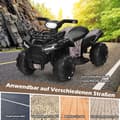 Miniatyrbillede 4 af 8: Børns Quad Bike, 44x66x42 cm, Sort