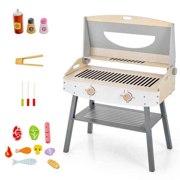 Grillausgrilli leikkisetti, 25.5x14.5x32.5 tuumaa