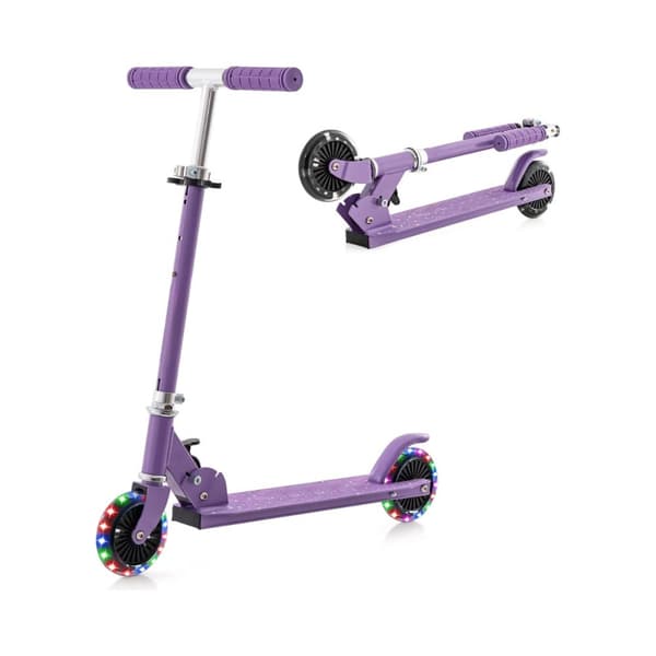 Lasten potkulauta, 66x33x80 cm, violetti