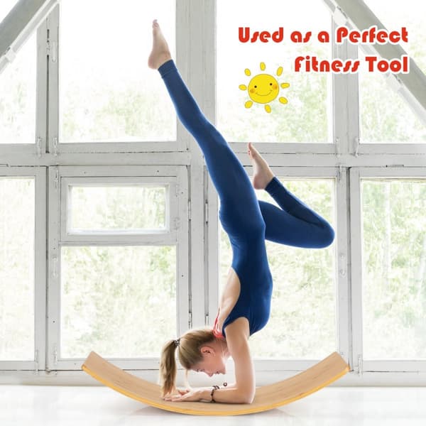 Balance Board, 90.5x29.5x16.5 cm, Naturfarvet