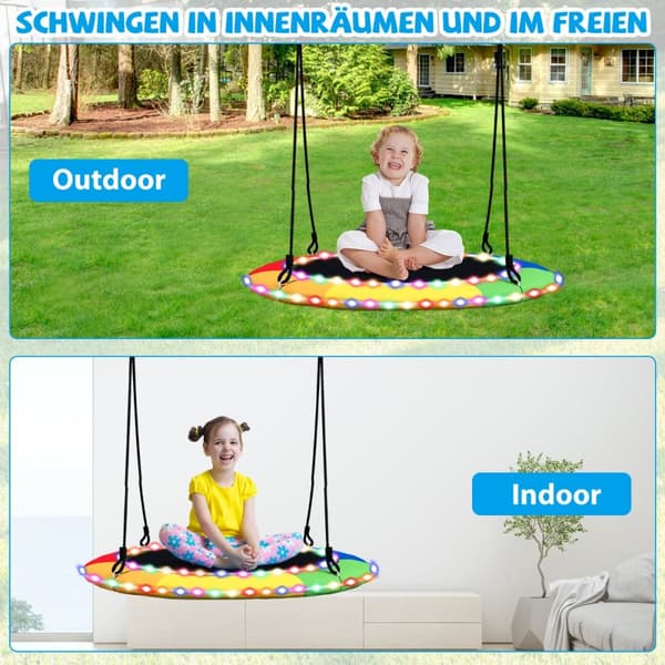 Tarhasiipi, 100 cm, Musta + Sateenkaari
