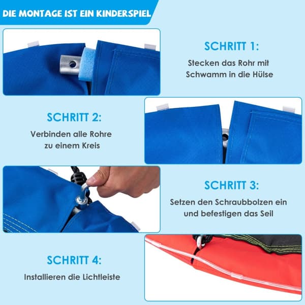 Tarhasiipi, 100 cm, Musta + Sateenkaari
