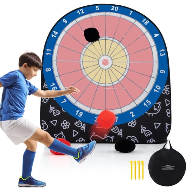 Darts-taulu, 145x132x165 cm, Musta