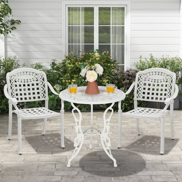 Patiotuolit, 2 kpl valualumiiniset patiotuolit käsinojilla, 26x24x35 tuumaa, ruskea