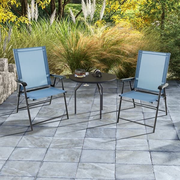 Patio Taitettavat Tuolit, 60x65x93 cm, Sininen