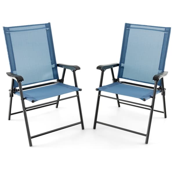 Patio Taitettavat Tuolit, 60x65x93 cm, Sininen