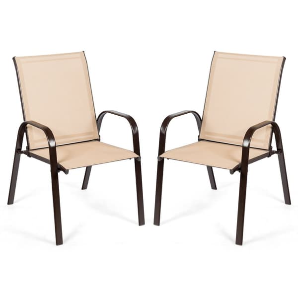 Ulkoilmaruokailutuoli, 28.5x22x35.5 tuumaa, Beige