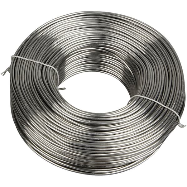 Aluminiumtråd - Tjocklek 2 mm - Silver - 100 m