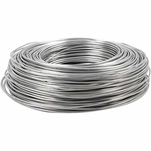 Aluminiumtråd - Tjocklek 2 mm - Silver - 100 m