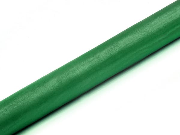 Organza glat, bredde grøn, 0,36 x 9 m (1 æske / 24 stk.) (1 stk. / 9 m.)