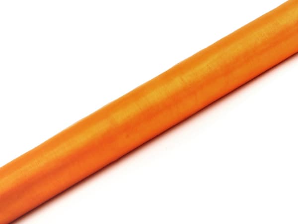 Organza glat, orange, 0,36 x 9 m (1 æske / 24 stk.) (1 stk. / 9 m.)