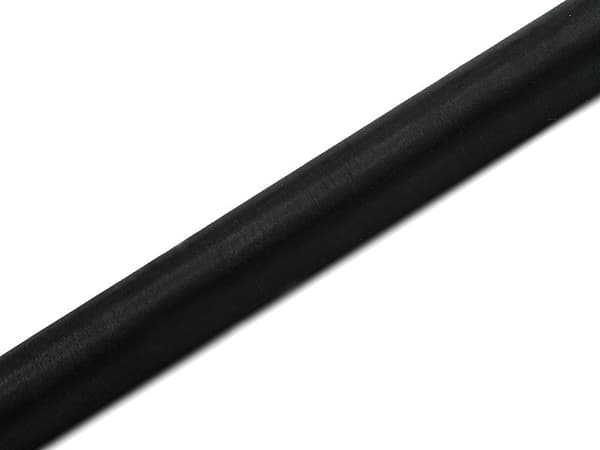 Organza glat, sort, 0,36 x 9 m (1 æske / 24 stk.) (1 stk. / 9 m.)