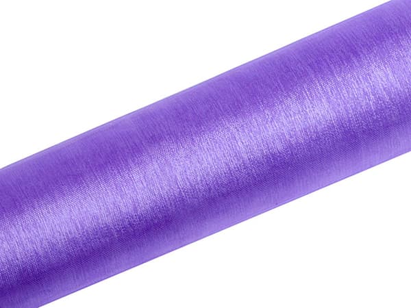Organza glat, lilla, 0,16 x 9 m (1 æske / 48 stk.) (1 stk. / 9 m.)