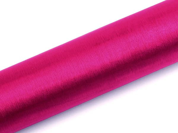 Organza Glat, mørkerosa, 0,16 x 9 m (1 æske / 48 stk.) (1 stk. / 9 m.)