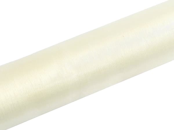 Organza Smooth, vaalean kermanvärinen, 0,16 x 9 m (1 pkt / 48 kpl) (1 kpl / 9 m)