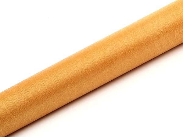 Organza Lumi, kulta, 0,36 x 9m (1 pkt / 24 kpl) (1 kpl / 9 m)