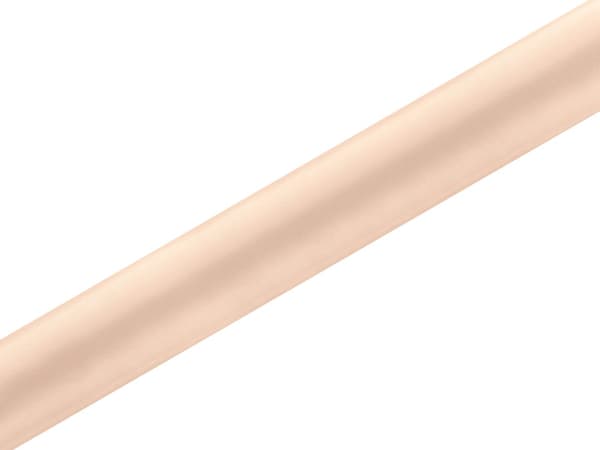 Sileä satiini, vaalea persikka, 0,36 x 9 m (1 pkt / 24 kpl) (1 kpl / 9 m)