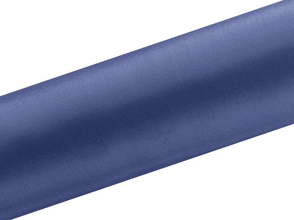 Glat satin, mørkeblå, 0,16 x 9 m (1 æske / 48 stk.) (1 stk. / 9 m.)