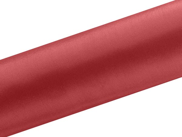 Glat satin, rød, 0,16 x 9 m (1 æske / 48 stk.) (1 stk. / 9 m.)