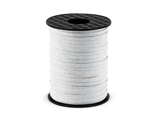 Muovinauha, hopea, 5 mm/225 m (1 pakkaus / 50 kpl)