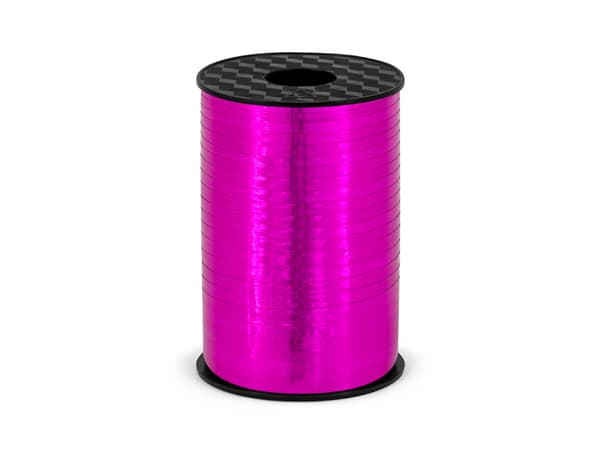 Plastband, mörkrosa, 5mm/225m (1 kartong/50 st.)