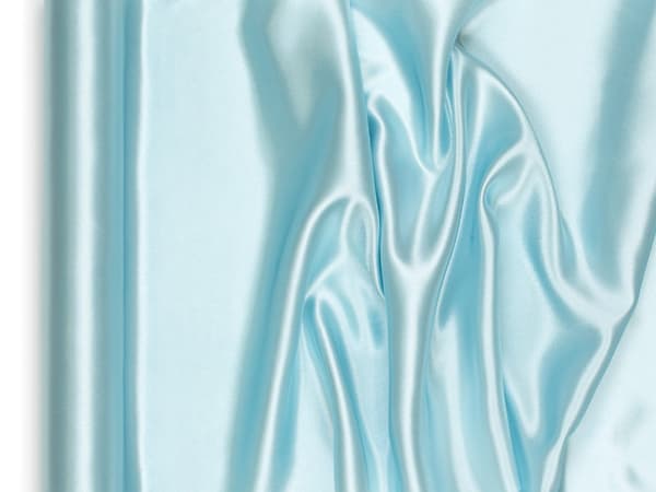 Glat satin, tåget blå, 0,36 x 9 m