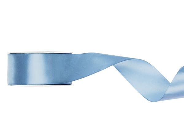 Satinband, dimmigt blått, 38mm/25m
