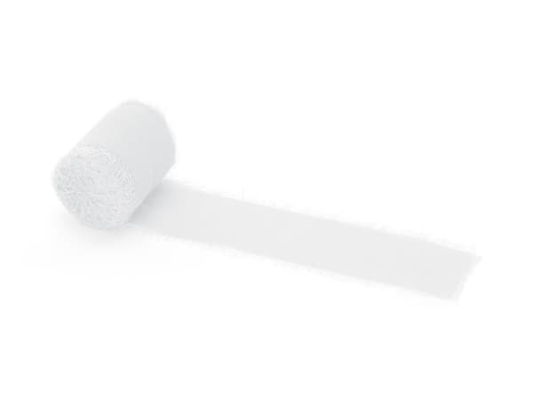 Chiffongband, vitt, 40mm/5m (1 förpackning/3 st.)
