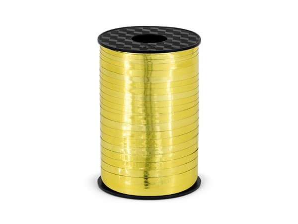 Plastikbånd, guld, 5 mm/225 m (1 karton / 50 stk.)