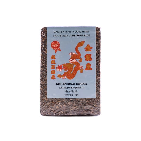 Klibbigt Ris Svart 1kg Golden Dragon Thailand