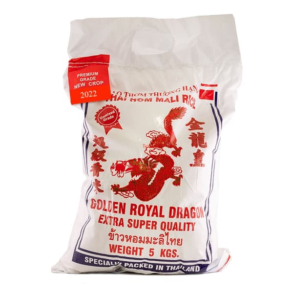 Jasminris 5kg 2024 Golden Dragon Thailand