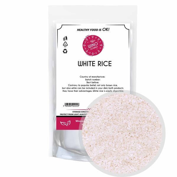 Hvide ris - 1 kg Naturlig morgenmad