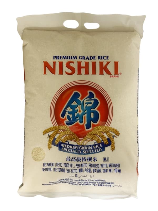Sushi Ris Medium Grain 10kg Nishiki USA