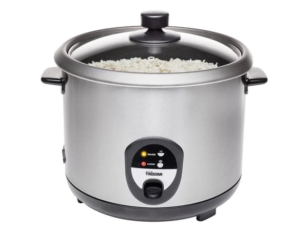 Tristar RK-6129 riisinkeitin 2,2 L 900 W Musta, Ruostumaton teräs