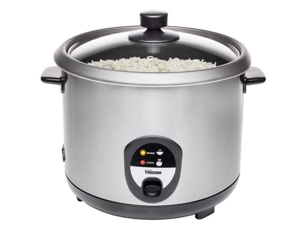 Tristar RK-6129 riisinkeitin 2,2 L 900 W Musta, Ruostumaton teräs