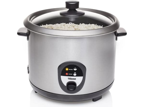 Tristar RK-6129 riisinkeitin 2,2 L 900 W Musta, Ruostumaton teräs