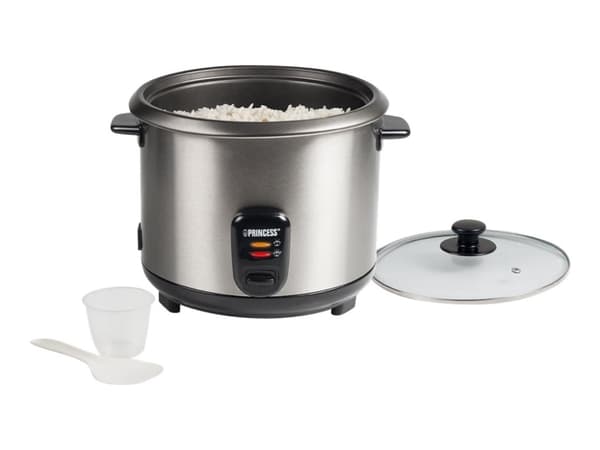 Princess 271950 riisinkeitin 1,8 L 700 W Musta, Ruostumaton teräs