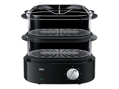 Braun IdentityCollection FS 5100 BK - Dampkoker - 850 W - svart