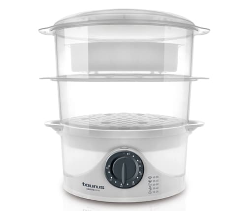 Taurus Salutecook - Riskokare/ångare - 6 liter - 800 W