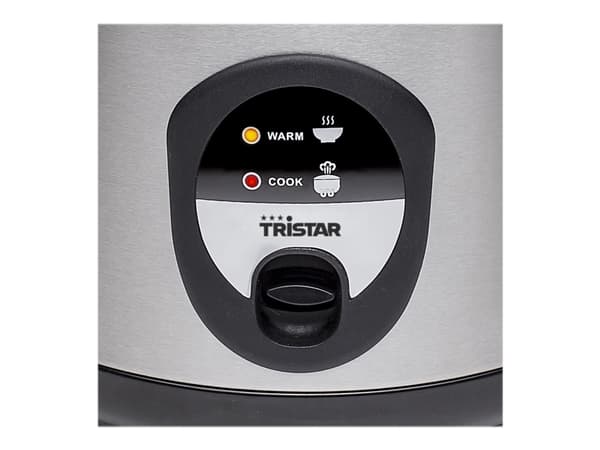 Tristar RK-6126 - Riskoker - 1 liter - 400 W - rustfritt stål