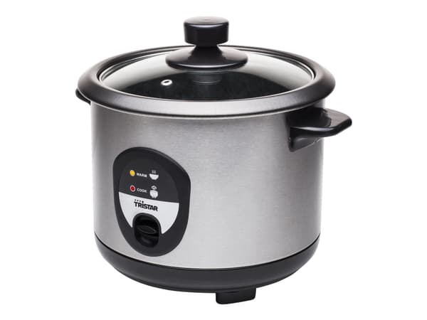 Tristar RK-6126 - Riskoker - 1 liter - 400 W - rustfritt stål