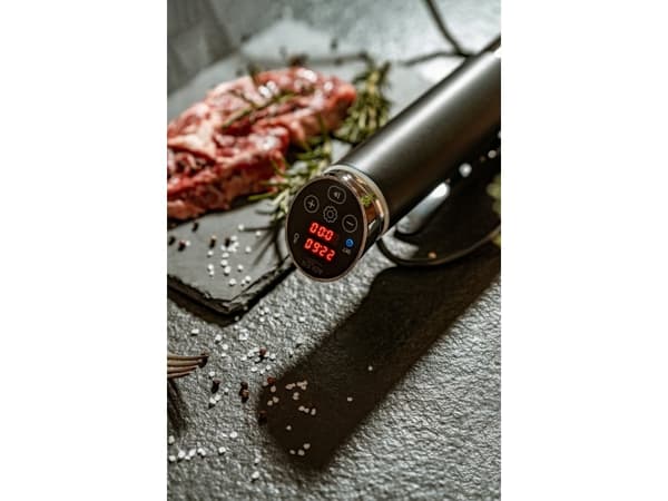 Adler AD 6415, Sous vide -vesiuuni, Musta, Ruostumaton teräs, Kosketus, 20 °C, 95 °C, 0,02 h