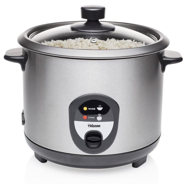Riskokare - Tristar - 1,5 L - Rostfritt stål - 500W - Non-stick