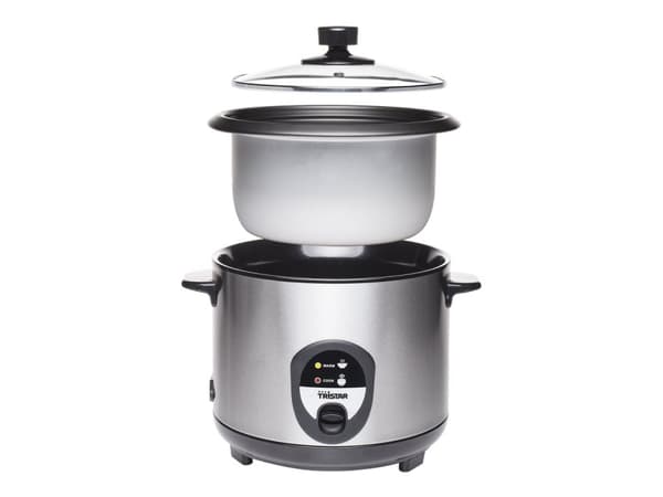 Tristar RK-6127 riskokare 1,5 l 500 W Svart, Rostfritt stål